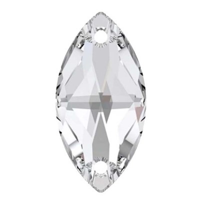 Varrható navetta kristály, méret: 18x9 mm